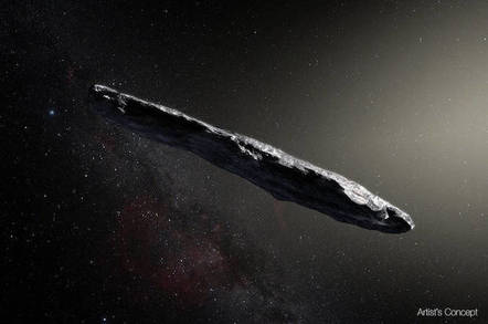 ‘Oumuamua artist's concept