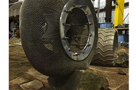 A nickel titanium spring tire