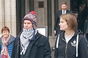 Lauri Love and girlfriend Sylvia Mann leaving the Royal Courts of Justice. Pic: Richard Priday