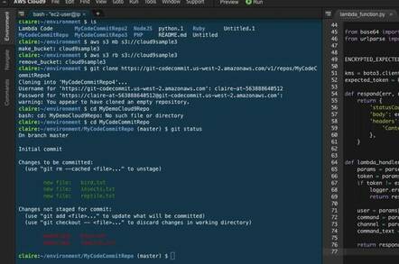 AWS Cloud9 IDE