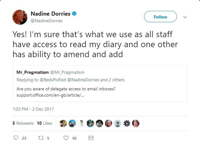 Nadine Dorries tweet 3