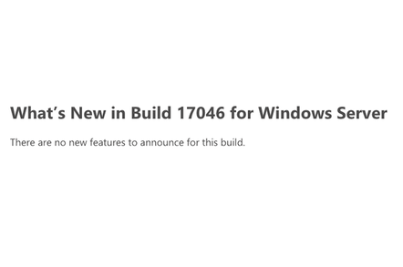 Build 17046 for Windows Server