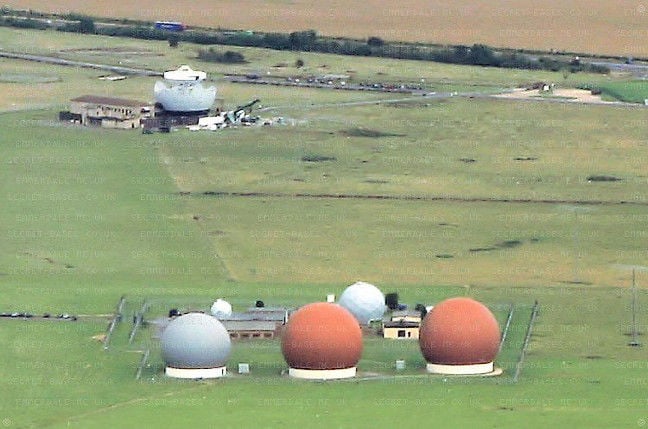 The general view of RAF Croughton supplied by Alan Turnbull of Secret-Bases.co.uk