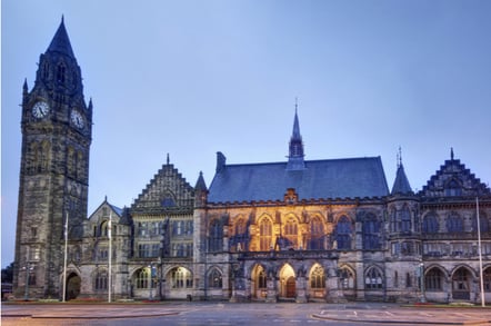 Rochdale Town Hall, in Greater Manchester