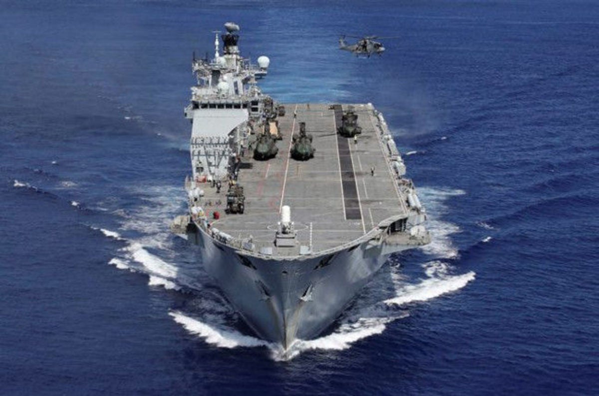 Brazil says it has bagged Royal Navy flagship HMS Ocean for £84m • The ...