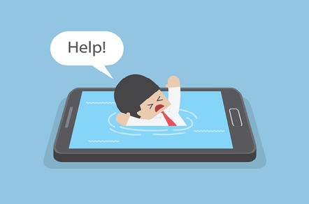 Drowning in a smartphone