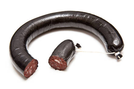 black pudding coil...
