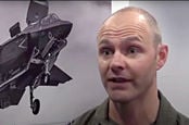 Sqn Ldr Andy Edgell, lead RAF test pilot, F-35 trials
