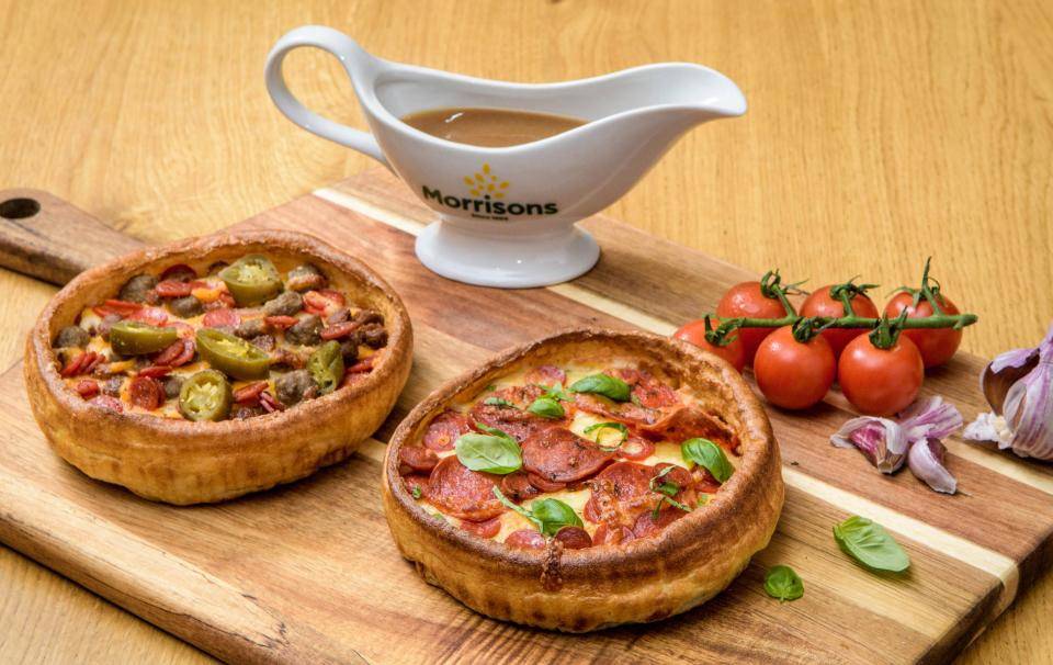 Morrisons Launches Bizarre Yorkshire Pudding Pizza Thing The