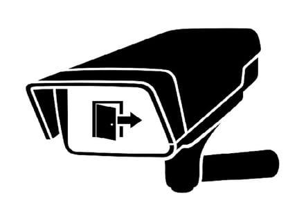 Surveillance camera with backdoor