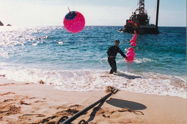 Landing Gemini at Porthcurno photo credit Telegraph Museum Porthcurno