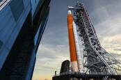 NASA's SLS on the mobile launcher