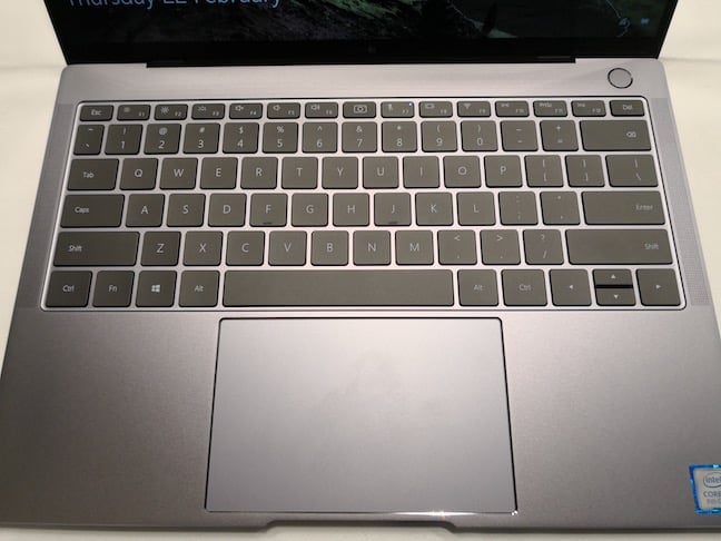 Matebook X keyboard