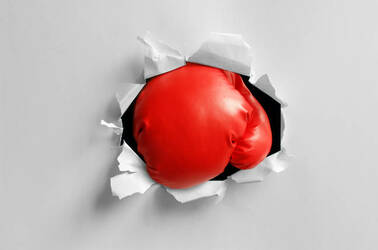 Shutterstock punch through wall