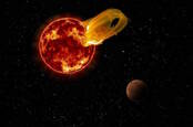 Artist's impression of Proxima Centauri flare