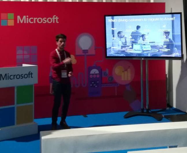 Microsoft was at MWC, pitching Azure to startups