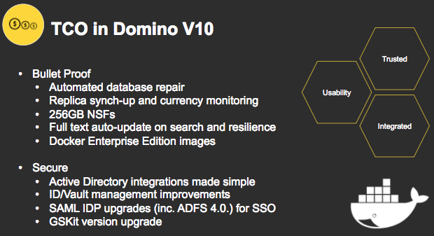 Some features coming to version 10 of IBM/Lotus/Notes/Domino