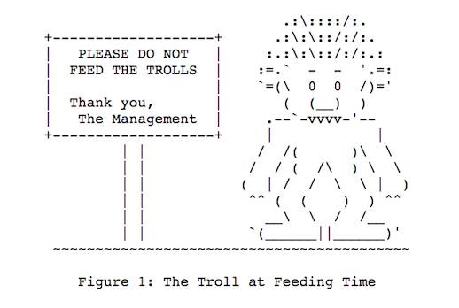 ascii art troll face