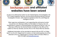 Screengrab of the Backpage takedown notice