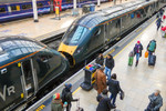 great westren railway ticket + train