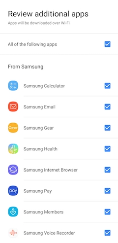 Samsung S9 screengrab