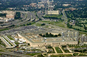 Pentagon - building - houses the US dept of defense in Arlington Virginia