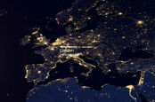 Europe as seen from space