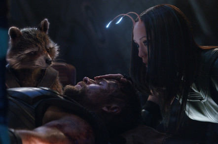Marvel's Avengers:Infinity War still shot