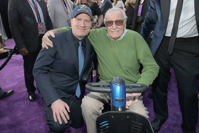 Kevin Feige and Stan Lee - Marvel studios