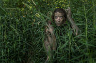 Woman in the Amazon jungle