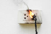 Power point electrical fire
