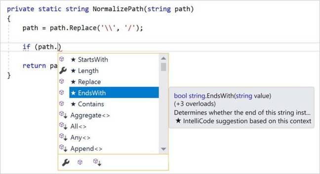 AI-powered IntelliSense AI-powered IntelliSense