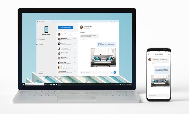 Microsoft Your Phone publicity shot