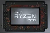Rendering of an AMD Ryzen Pro chip