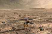 NASA depiction of the helicopter to travel on the Mars 2020 mission