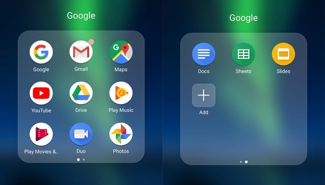 Honor 10 home screen folder Honor 10 home screen folder