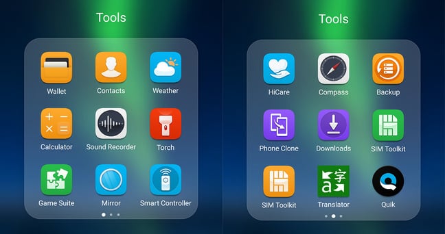 Honor 10 home screen folder Honor 10 home screen folder