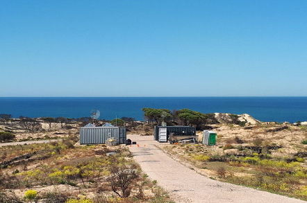 The Insitu UAV ground control station, as deployed at the CEDEA test range in southern Spain