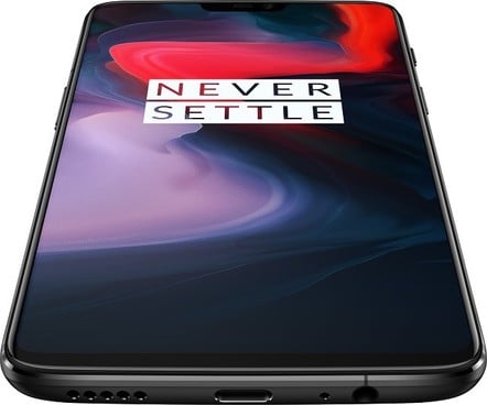 OnePlus 6 in midnight black OnePlus 6 in midnight black