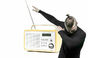 man dabs in front of DAB radio