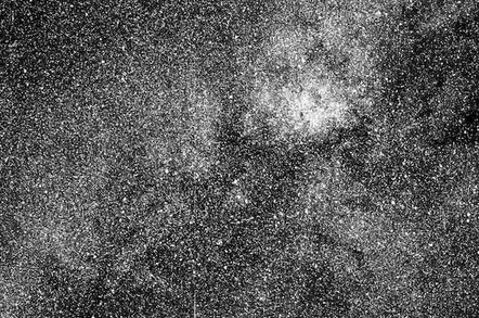 Test image from image from one of the four cameras aboard the Transiting Exoplanet Survey Satellite