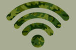 Camouflage WiFi logo