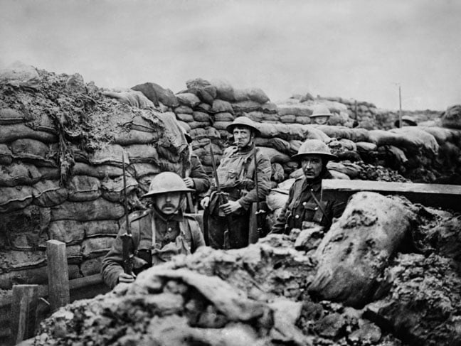 British World War 1 1915 18 photo via shutterstock