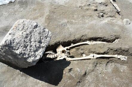 Man crushed to death by rock at Pompeii