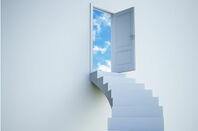 Door to the cloud.... (stairs leading up to it)