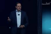 Cisco Live keynote 2018 Chuck Robbins screengrab