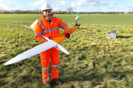 Sensat's drone before its 29km BVLOS flight. Pic: Sensat
