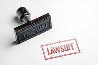 Lawsuit stamp