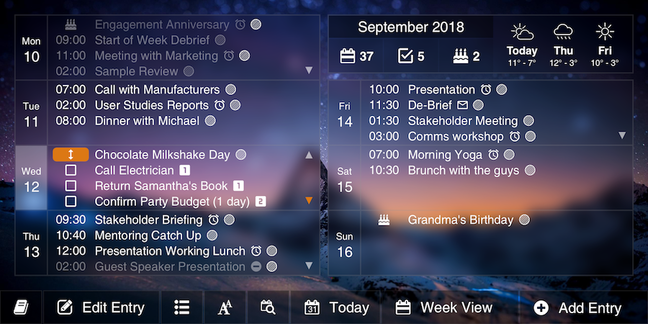 Gemini Agenda app