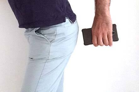 No, seriously, why are you holding your phone like that? • The Register